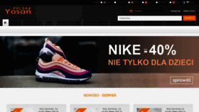 What Yosanpolska.pl website looked like in 2020 (3 years ago)