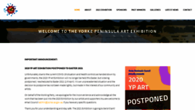 What Yorkepeninsulaartexhibition.com.au website looked like in 2020 (3 years ago)