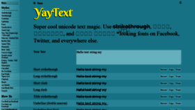 What Yaytext.com website looked like in 2020 (3 years ago)