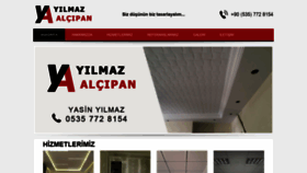 What Yilmazalcipan.com website looked like in 2020 (3 years ago)
