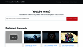 What Yt-mp3converter.com website looked like in 2020 (3 years ago)