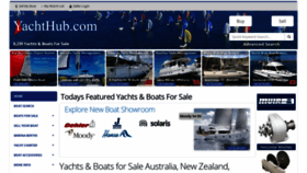 What Yachthub.com website looked like in 2020 (3 years ago)