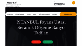 What Yasarbal.com.tr website looked like in 2020 (3 years ago)