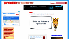 What Yopriceville.com website looked like in 2020 (3 years ago)