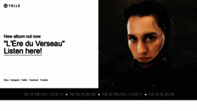 What Yelle.fr website looked like in 2020 (5 years ago)