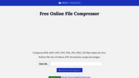 What Youcompress.com website looked like in 2020 (3 years ago)