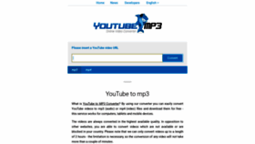 What Ytmp3.mobi website looked like in 2020 (3 years ago)