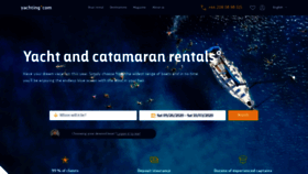 What Yachtcharter.cz website looked like in 2020 (3 years ago)