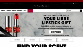 What Yslbeauty.com.au website looked like in 2020 (3 years ago)