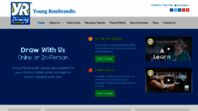 What Youngrembrandts.com website looked like in 2020 (3 years ago)