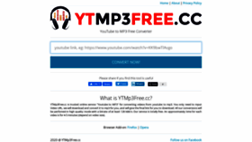 What Ytmp3free.cc website looked like in 2020 (3 years ago)