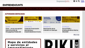 What Yosoyemprendedor.es website looked like in 2020 (3 years ago)