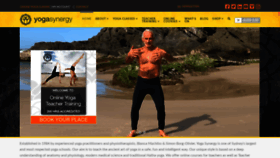 What Yogasynergy.com.au website looked like in 2020 (3 years ago)