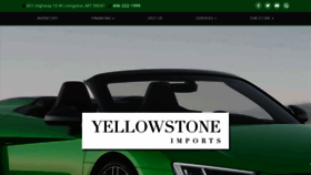 What Yellowstoneimport.com website looked like in 2020 (3 years ago)