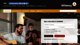 What Youthhostels.lu website looked like in 2020 (3 years ago)