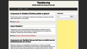 What Yasalar.org website looked like in 2020 (3 years ago)