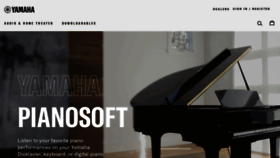 What Yamahamusicsoft.com website looked like in 2020 (3 years ago)
