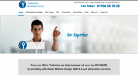 What Yorkshirebusinesstrust.co.uk website looked like in 2020 (3 years ago)