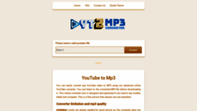 What Yt2mp3.info website looked like in 2020 (3 years ago)