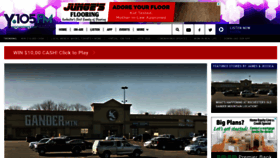 What Y105fm.com website looked like in 2020 (3 years ago)
