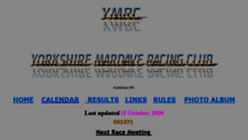 What Ymrc.co.uk website looked like in 2020 (3 years ago)