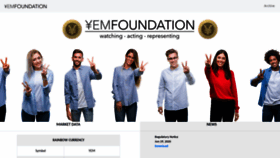 What Yemfoundation.org website looked like in 2020 (3 years ago)