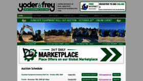 What Yoderandfrey.com website looked like in 2020 (3 years ago)
