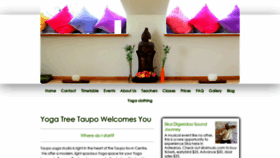 What Yogatreetaupo.co.nz website looked like in 2020 (3 years ago)
