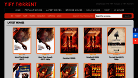 What Yify-torrent.cc website looked like in 2020 (3 years ago)