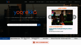 What Yoorekka.com website looked like in 2020 (3 years ago)