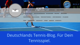 What Your-tennis.de website looked like in 2020 (3 years ago)