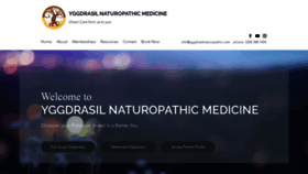What Yggdrasilnaturopathic.com website looked like in 2020 (3 years ago)