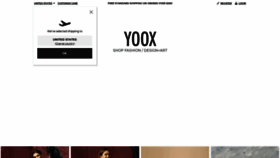 What Yoox.com website looked like in 2020 (3 years ago)