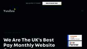What Yuuzuu.co.uk website looked like in 2020 (3 years ago)