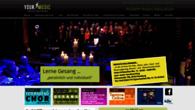 What Your-music.de website looked like in 2020 (3 years ago)