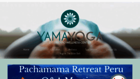 What Yamayoga.net website looked like in 2020 (3 years ago)