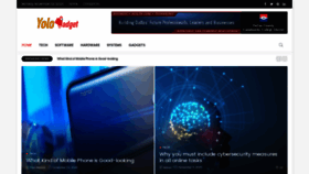 What Yologadget.com website looked like in 2020 (3 years ago)