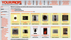 What Yourprops.com website looked like in 2020 (3 years ago)