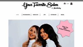 What Yourfavoritesalon.com website looked like in 2020 (3 years ago)