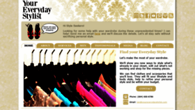 What Youreverydaystylist.com website looked like in 2020 (3 years ago)
