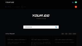 What Your.gg website looked like in 2020 (3 years ago)