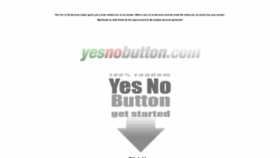 What Yesnobutton.com website looked like in 2020 (3 years ago)