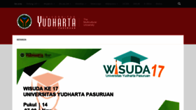 What Yudharta.ac.id website looked like in 2020 (3 years ago)
