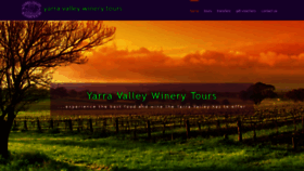 What Yarravalleywinerytours.com.au website looked like in 2020 (3 years ago)
