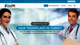 What Yourhairtransplantturkey.com website looked like in 2020 (5 years ago)