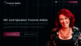 What Yvonneadele.com website looked like in 2020 (3 years ago)