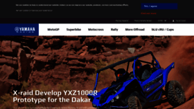 What Yamaha-racing.com website looked like in 2020 (3 years ago)