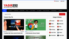 What Yasir252.com website looked like in 2020 (3 years ago)