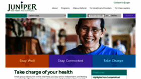 What Yourjuniper.org website looked like in 2020 (3 years ago)