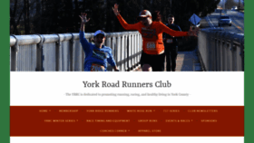 What Yorkroadrunners.com website looked like in 2020 (3 years ago)